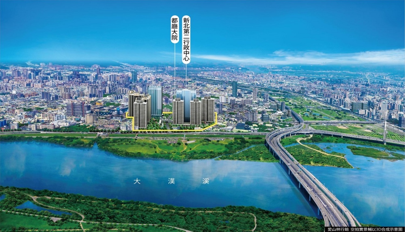 「都廳大院」大基地開發，下樓即享2500坪市府公園，社區內備有多項豐富公設可供使用。